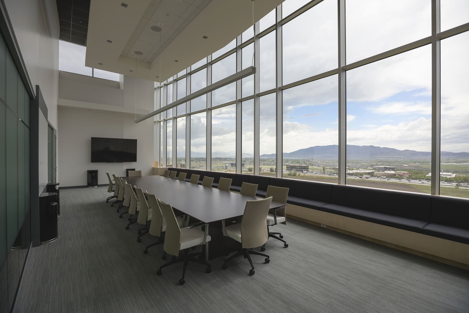 Collaborative workspace representing clear fire safety planning